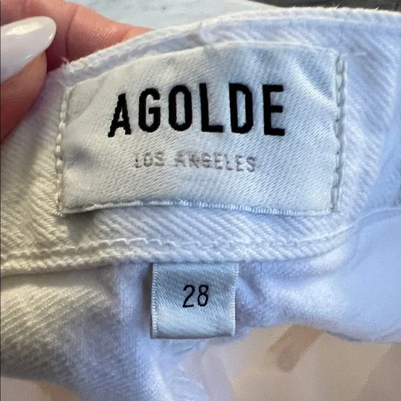 Agolde MINKA High Rise Wide Leg Denim Cargo Jeans - Picture 2 of 11